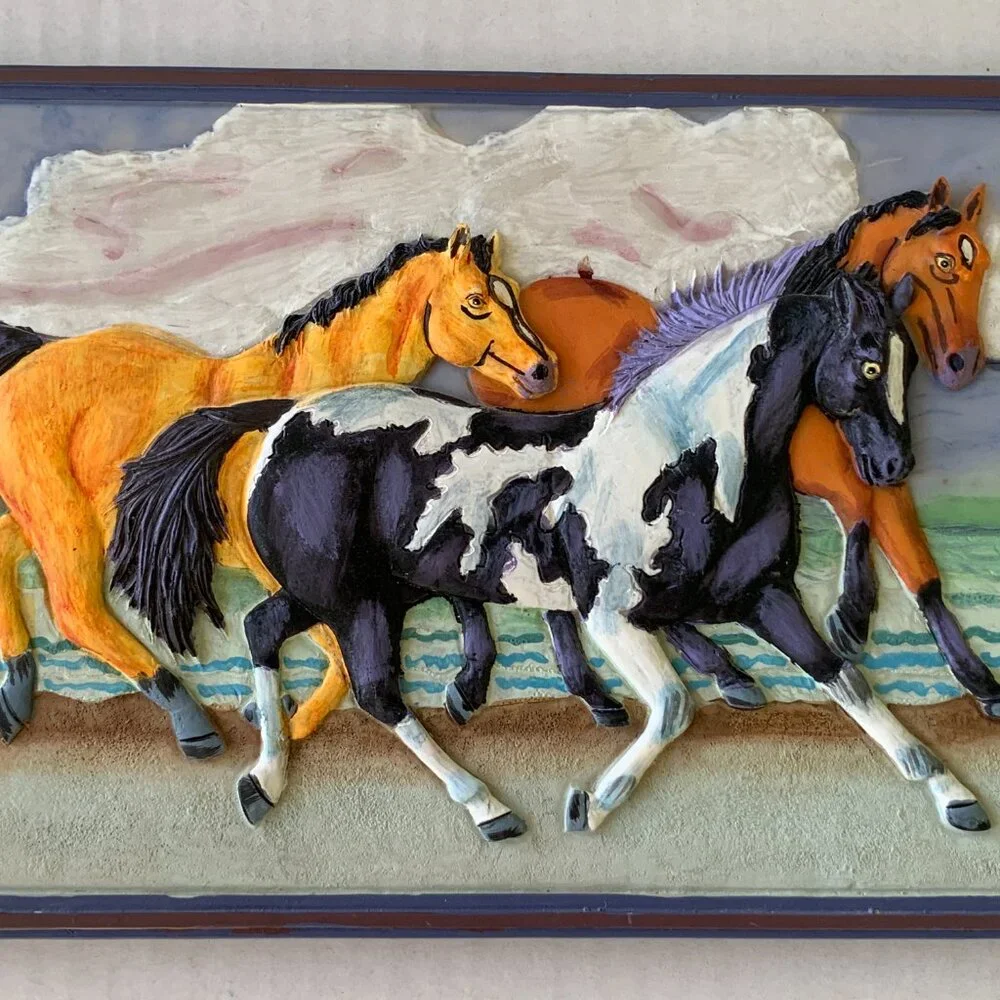 Kenyield 3D Horse Wall Plaque 26